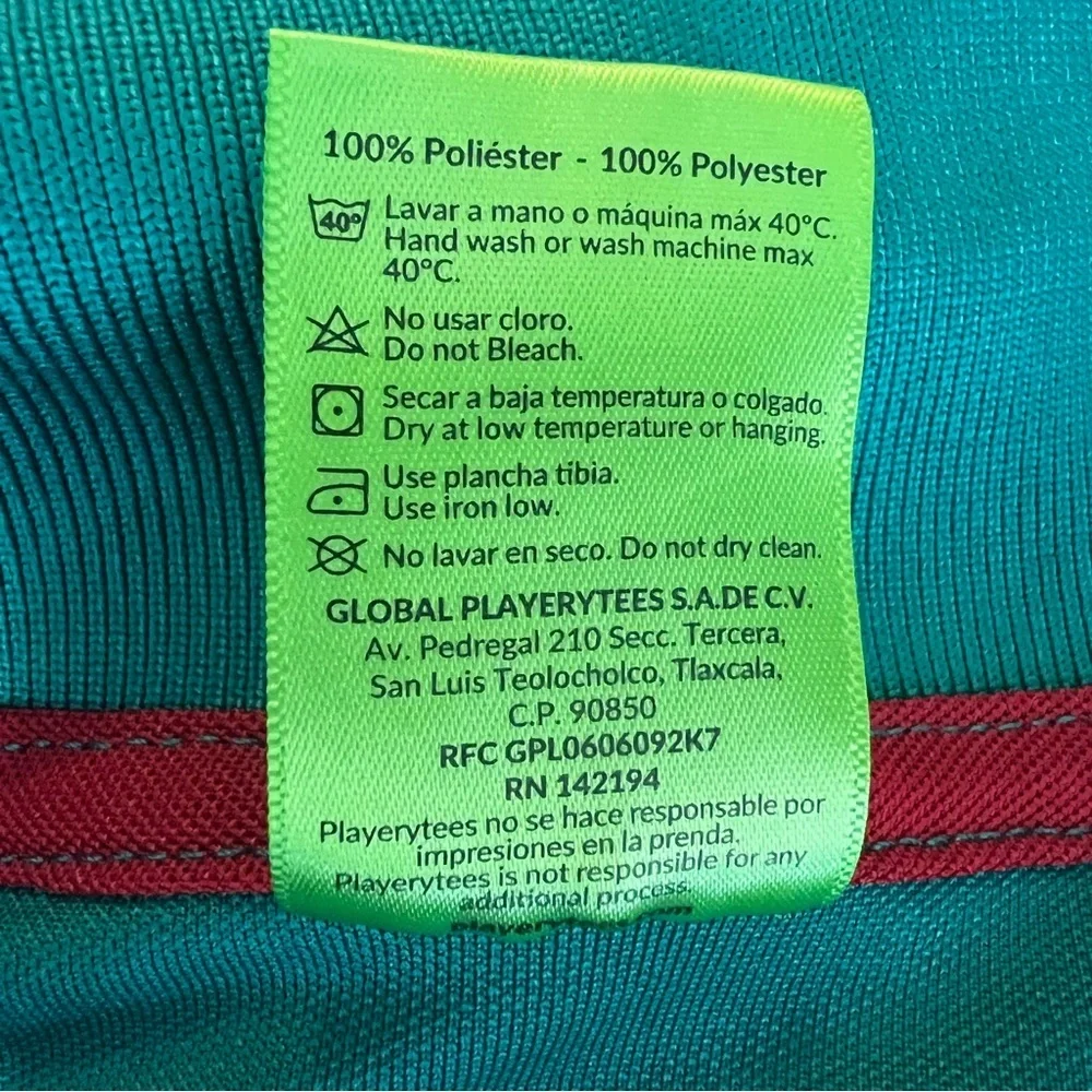 Playerytees Men's Emerald Green Polo Shirt Classic 3-Button Placket Size XL, EUC - Picture 5 of 5